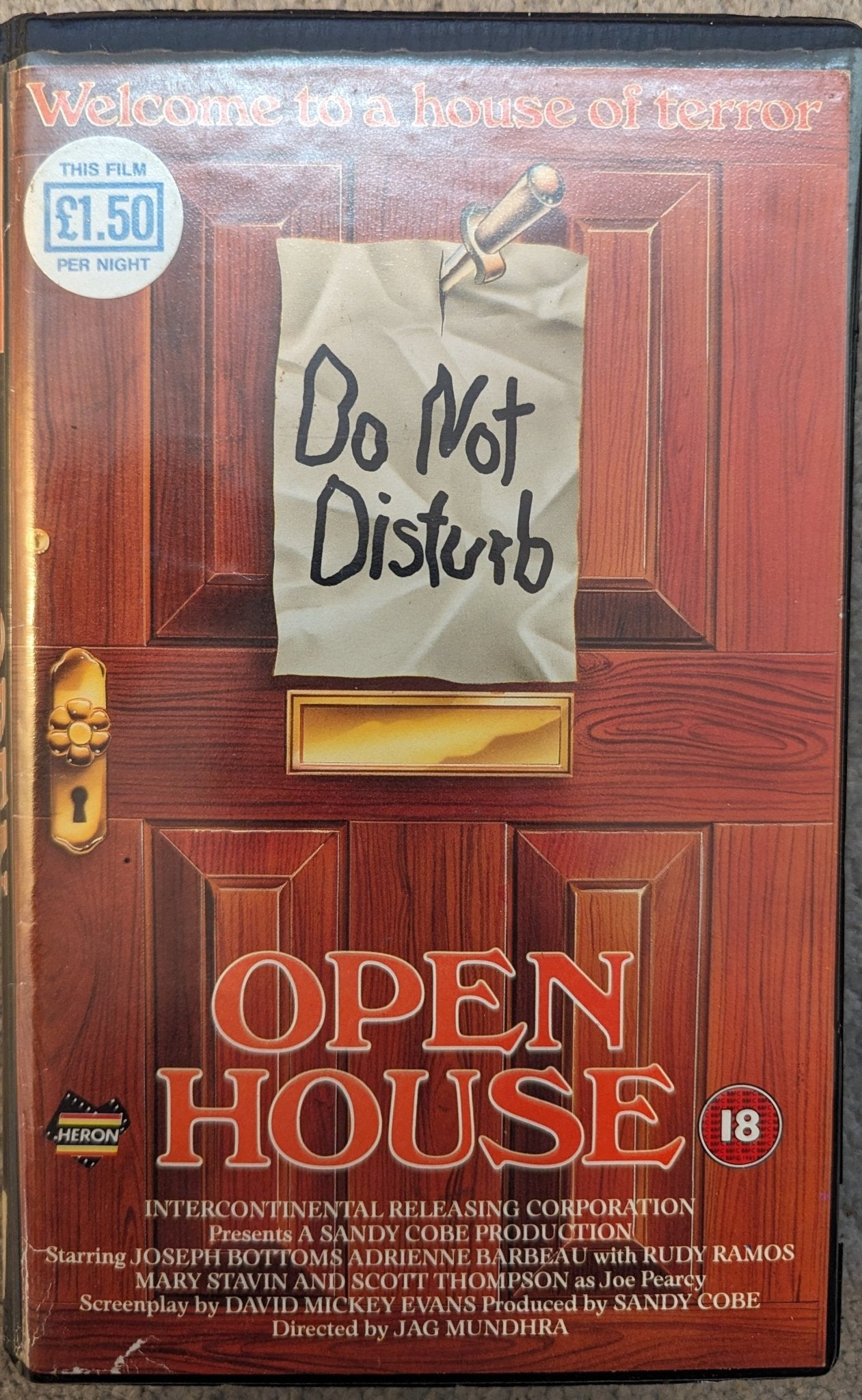 Open House (1987) VHS Video Ex Rental - Flippin Retro Video Shop