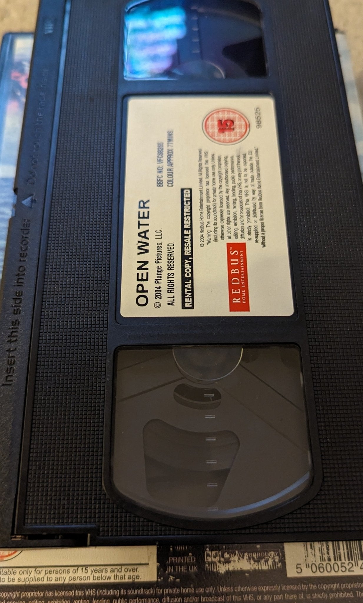 Open Water (2004) VHS Video Ex Rental - Flippin Retro Video Shop