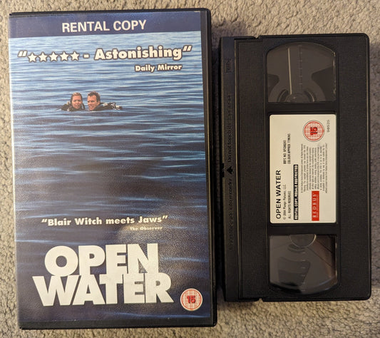 Open Water (2004) VHS Video Ex Rental - Flippin Retro Video Shop