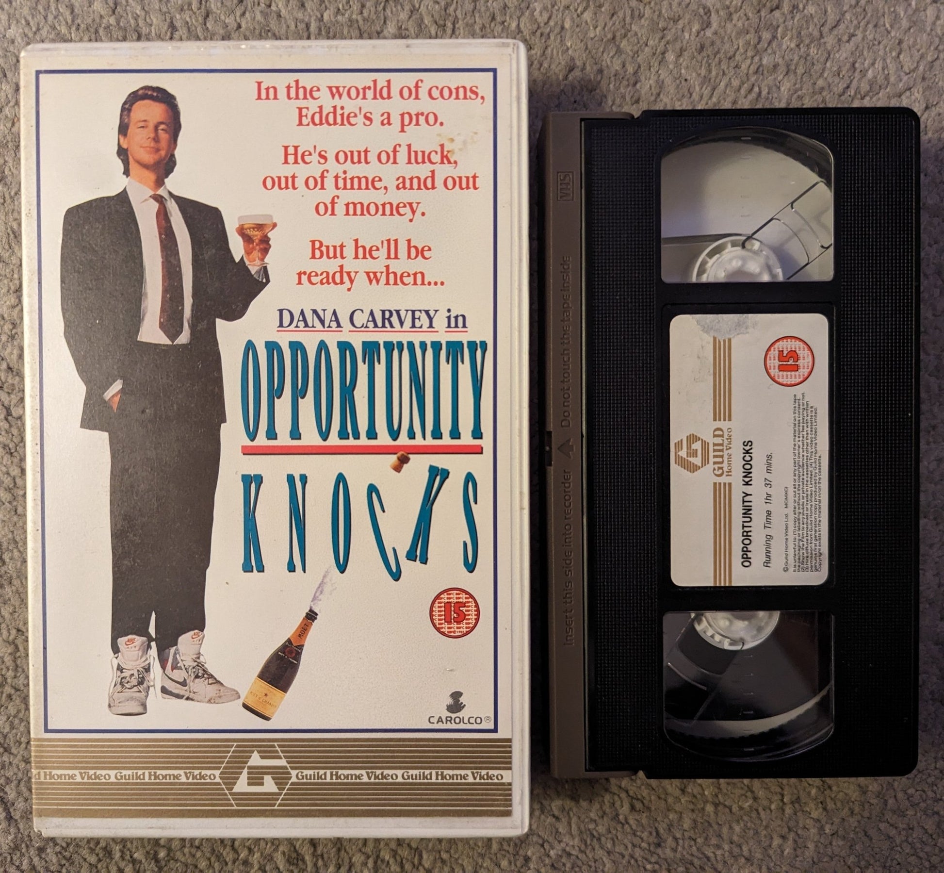 Opportunity Knocks VHS Ex Rental (1990) - Flippin Retro Video Shop