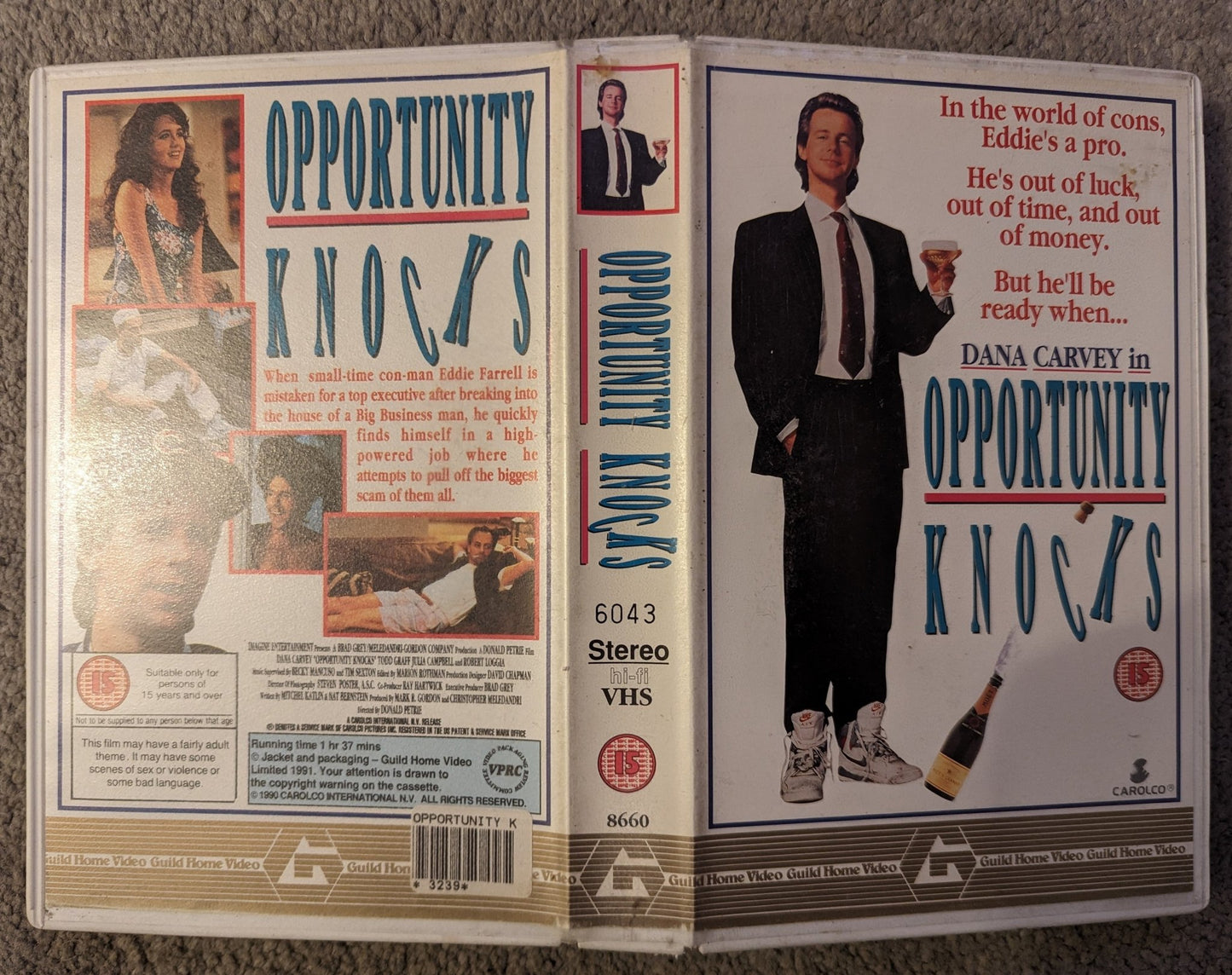 Opportunity Knocks VHS Ex Rental (1990) - Flippin Retro Video Shop