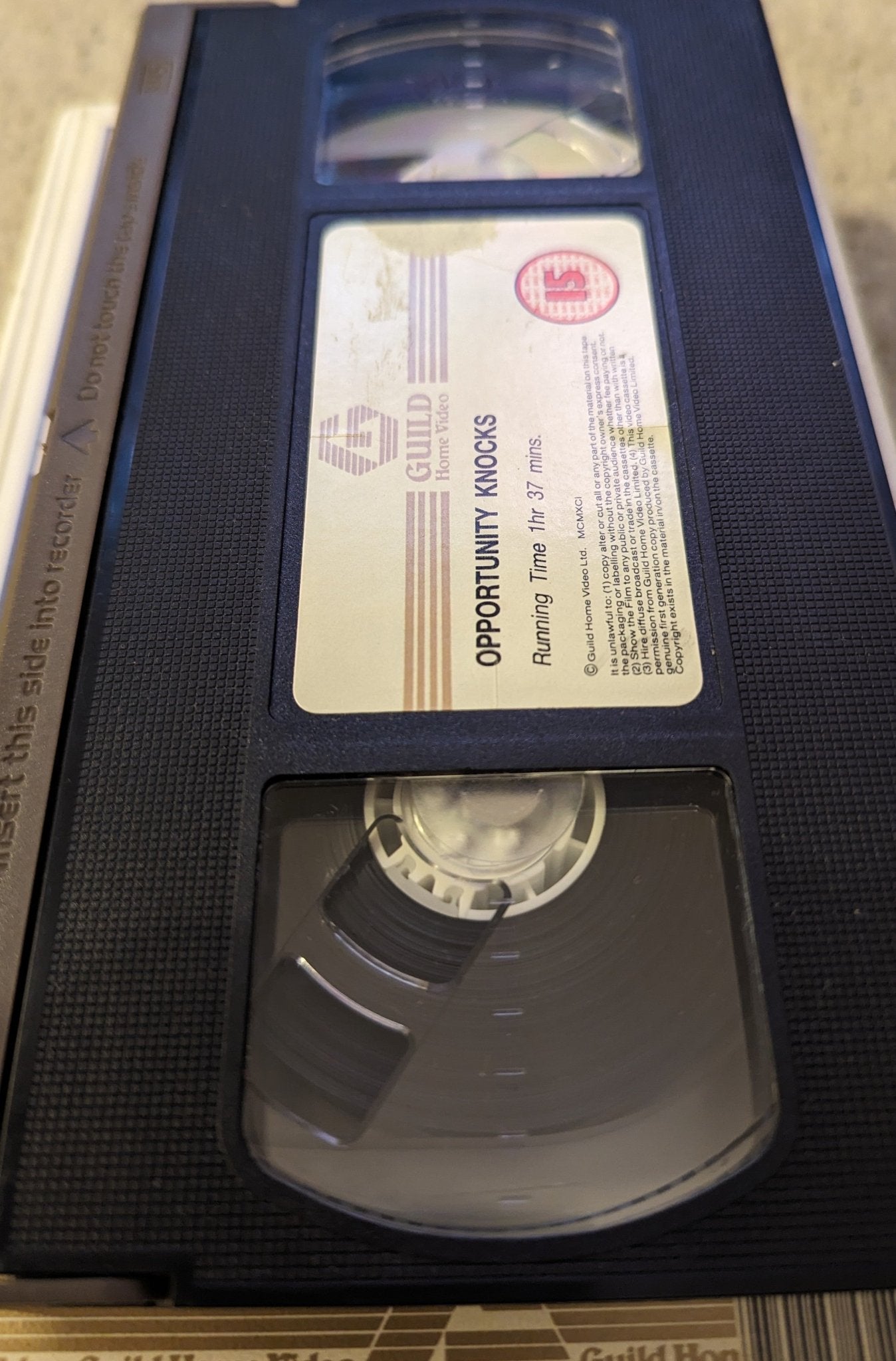 Opportunity Knocks VHS Ex Rental (1990) - Flippin Retro Video Shop