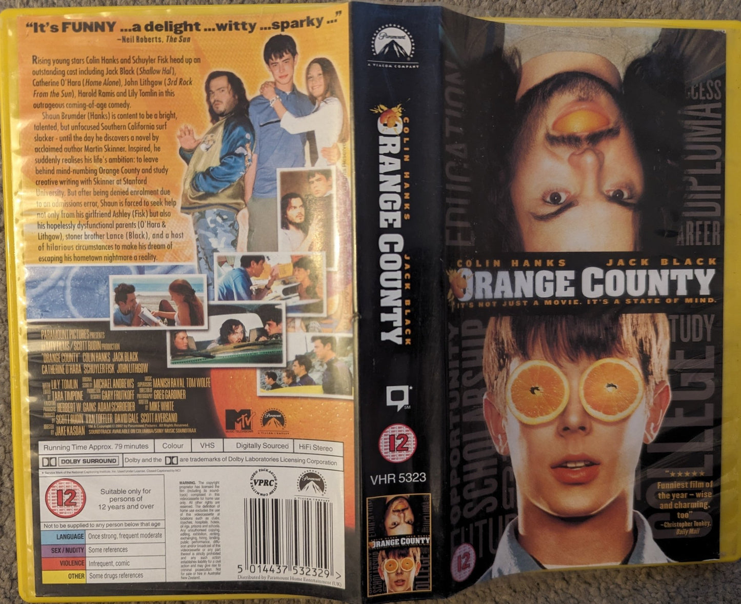 Orange County (2002) VHS Video - Flippin Retro Video Shop