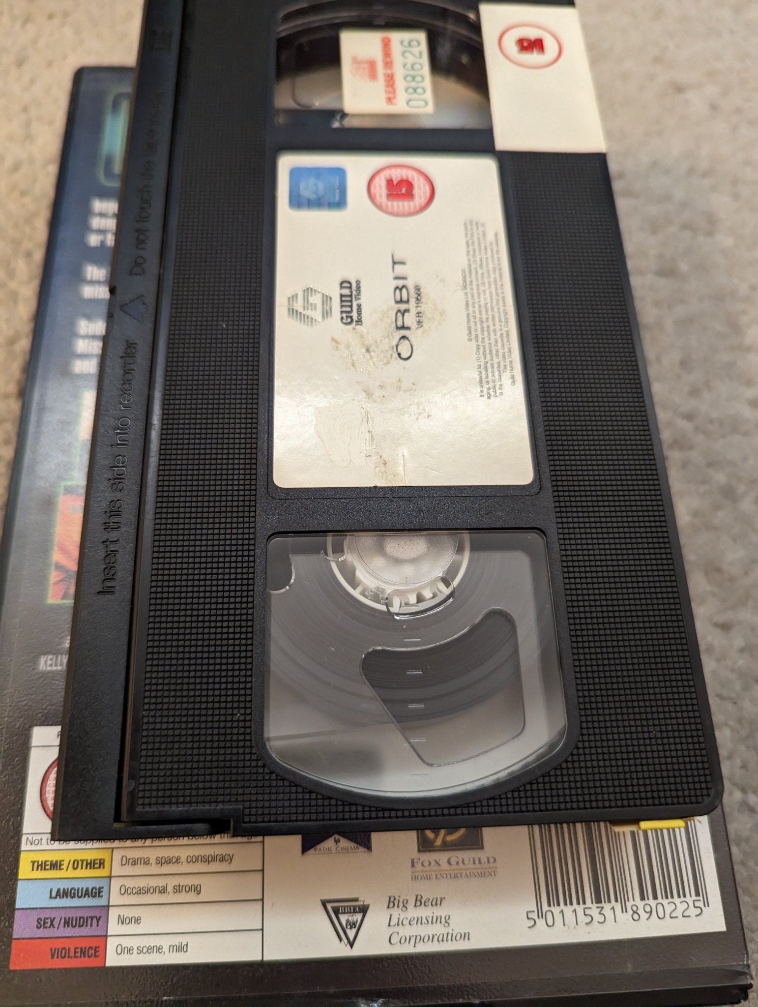 Orbit VHS Video Ex Rental - Flippin Retro Video Shop