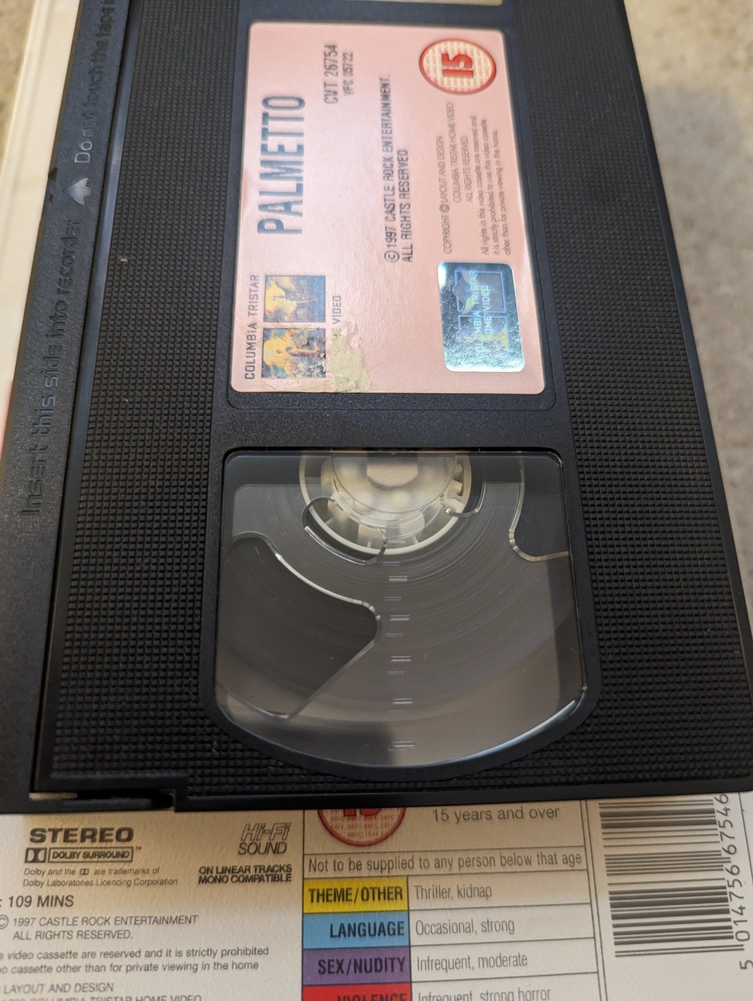 Palmetto (1998) VHS Video Ex Rental - Flippin Retro Video Shop