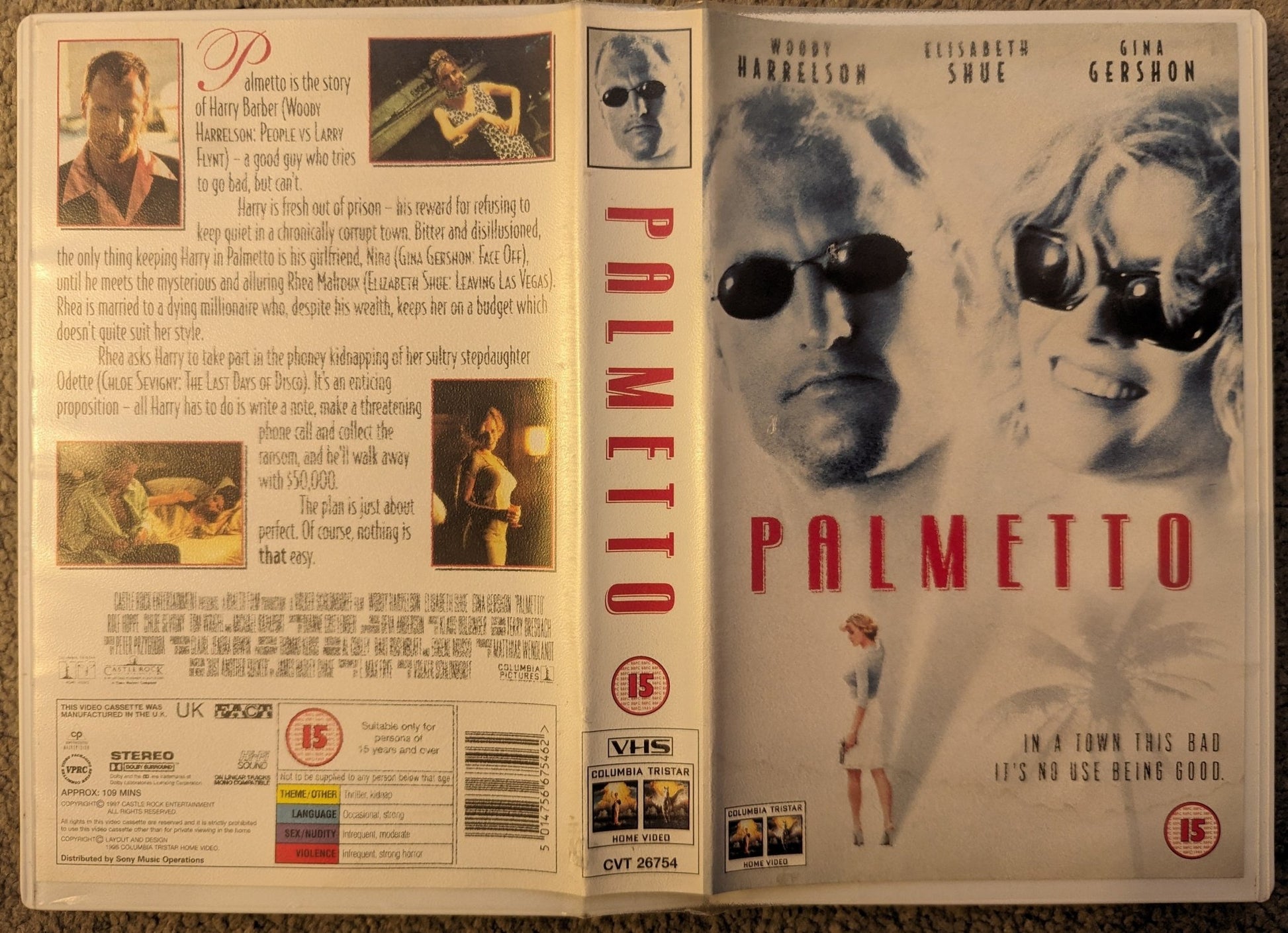 Palmetto (1998) VHS Video Ex Rental - Flippin Retro Video Shop