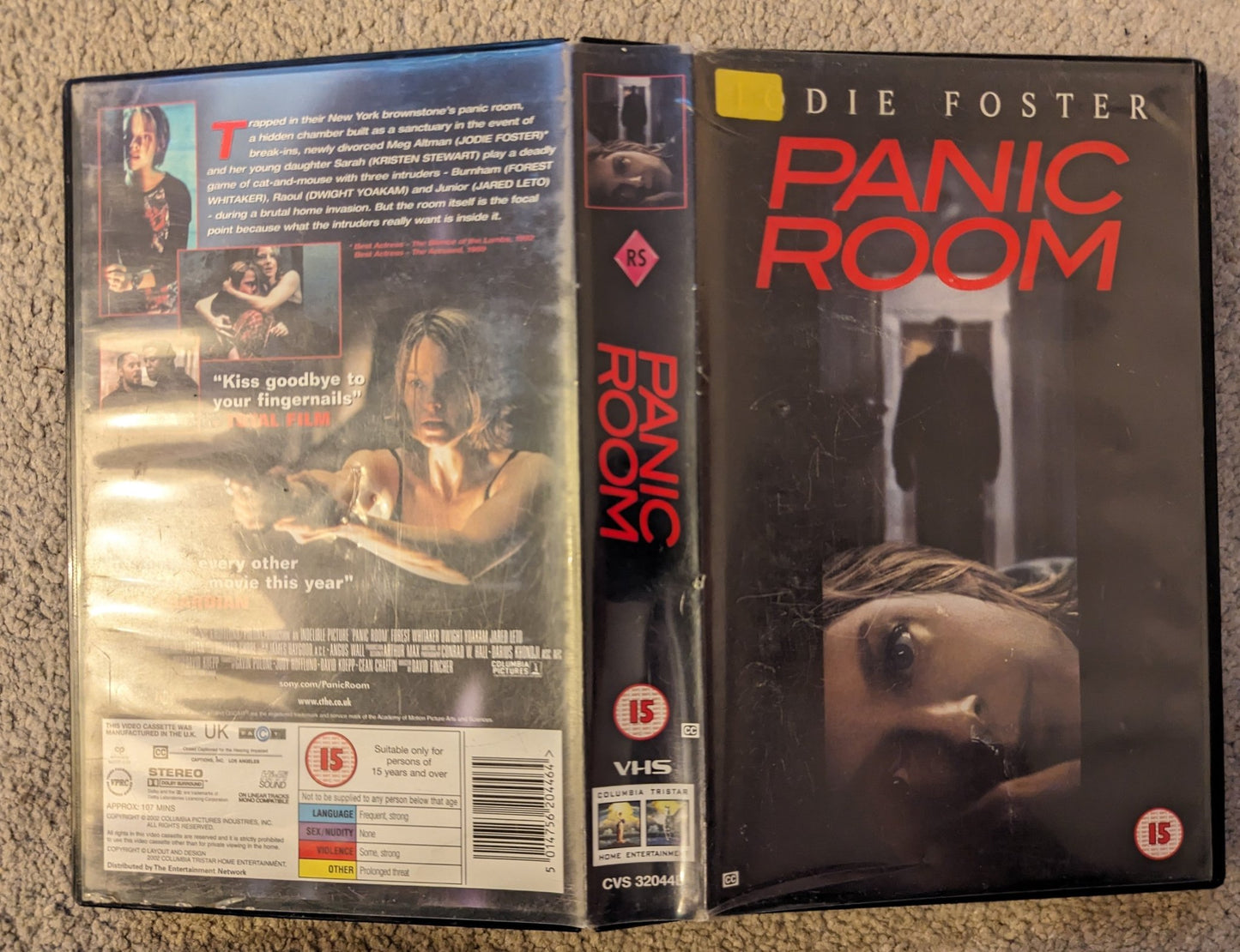 Panic Room (2002) VHS Video Ex Rental - Flippin Retro Video Shop