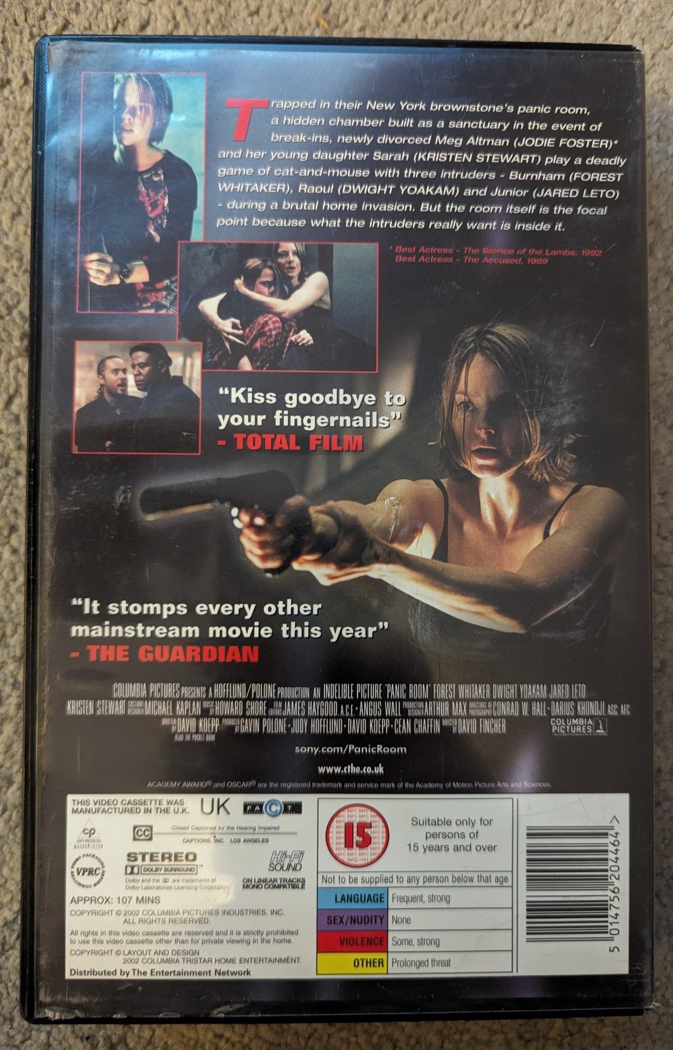 Panic Room (2002) VHS Video Ex Rental - Flippin Retro Video Shop