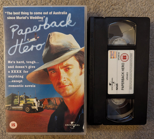 Paperback Hero (1999) VHS Video Ex Rental - Flippin Retro Video Shop