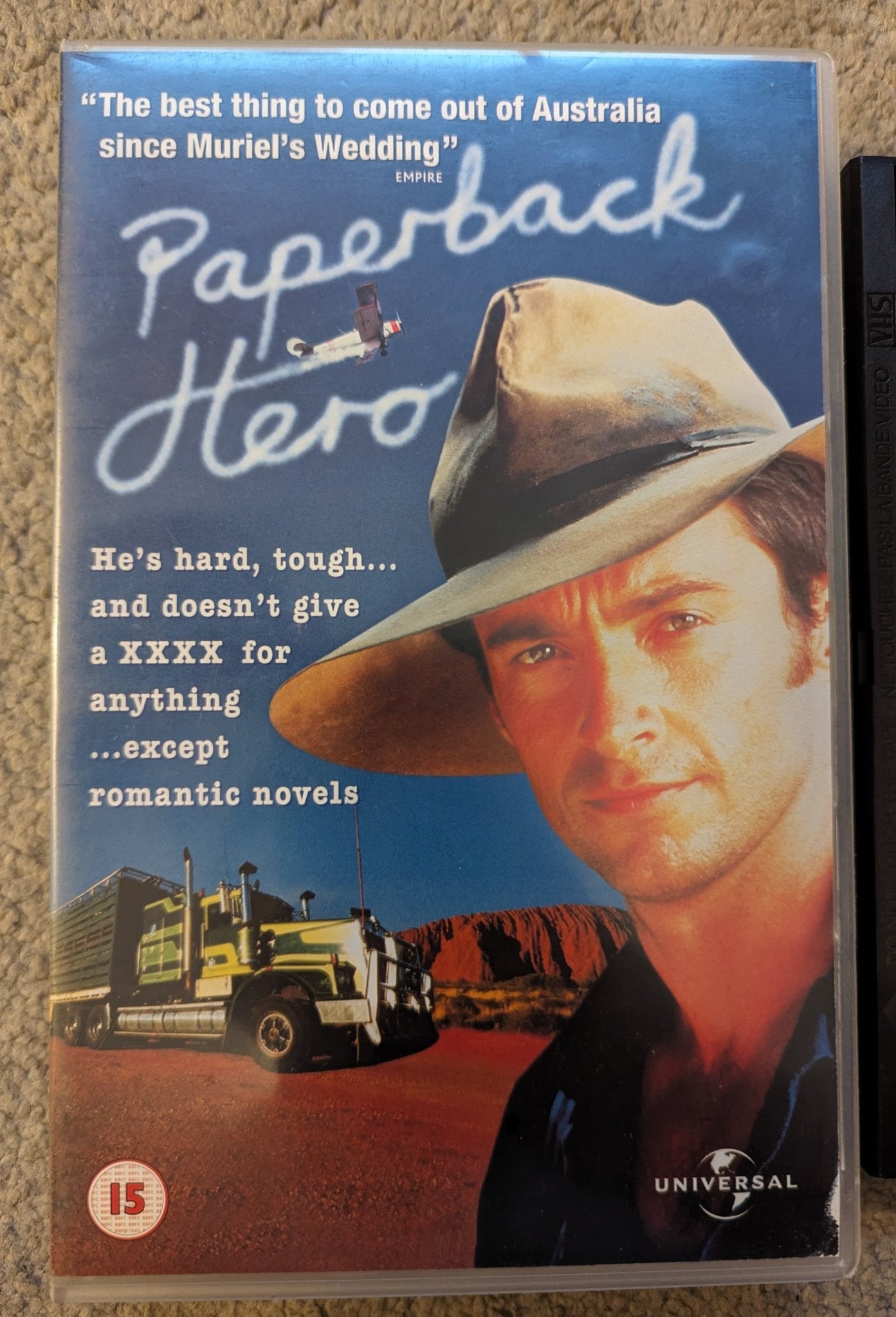 Paperback Hero (1999) VHS Video Ex Rental - Flippin Retro Video Shop