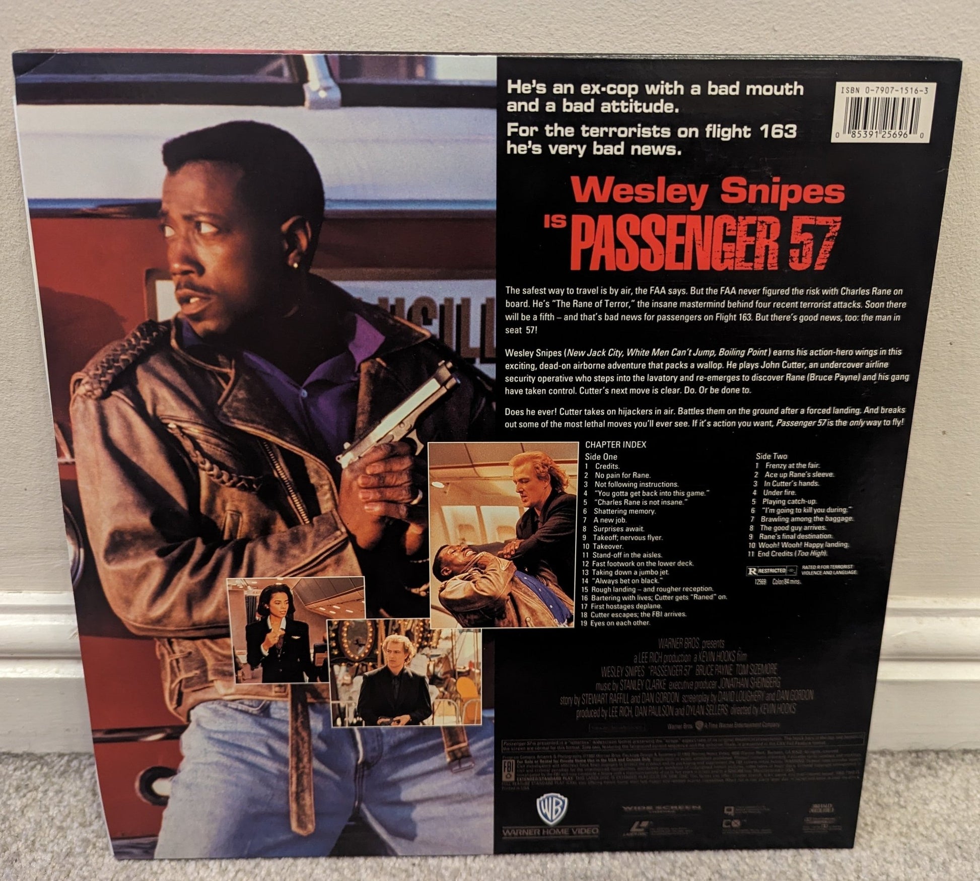 Passenger 57 (1992) Laserdisc NTSC - Flippin Retro Video Shop