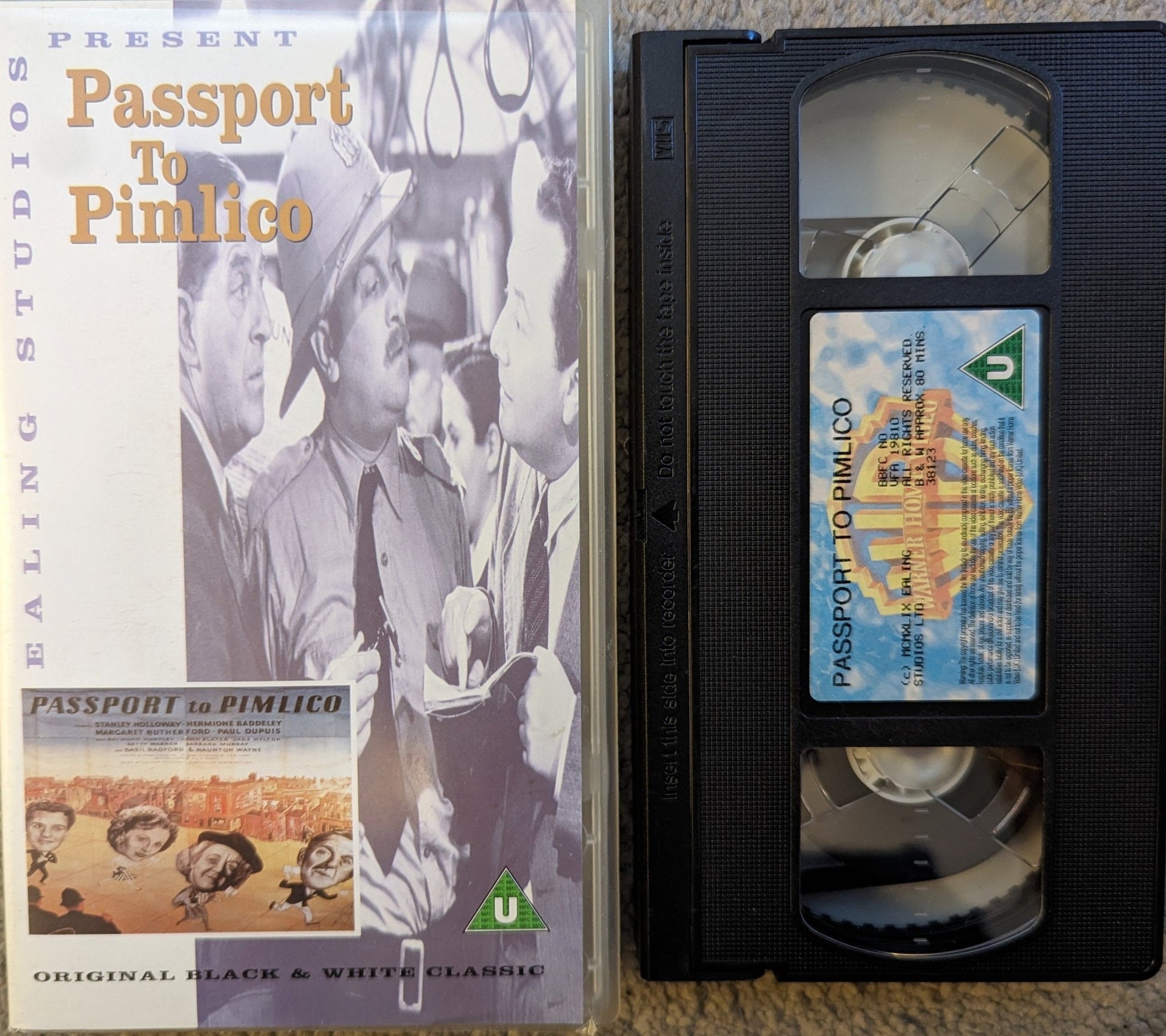 Passport To Pimlico (1949) VHS Video - Flippin Retro Video Shop