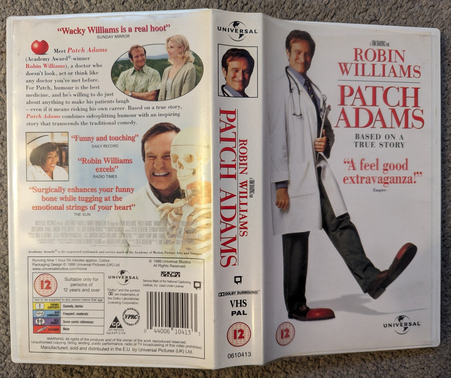 Patch Adams (1998) VHS Video - Flippin Retro Video Shop