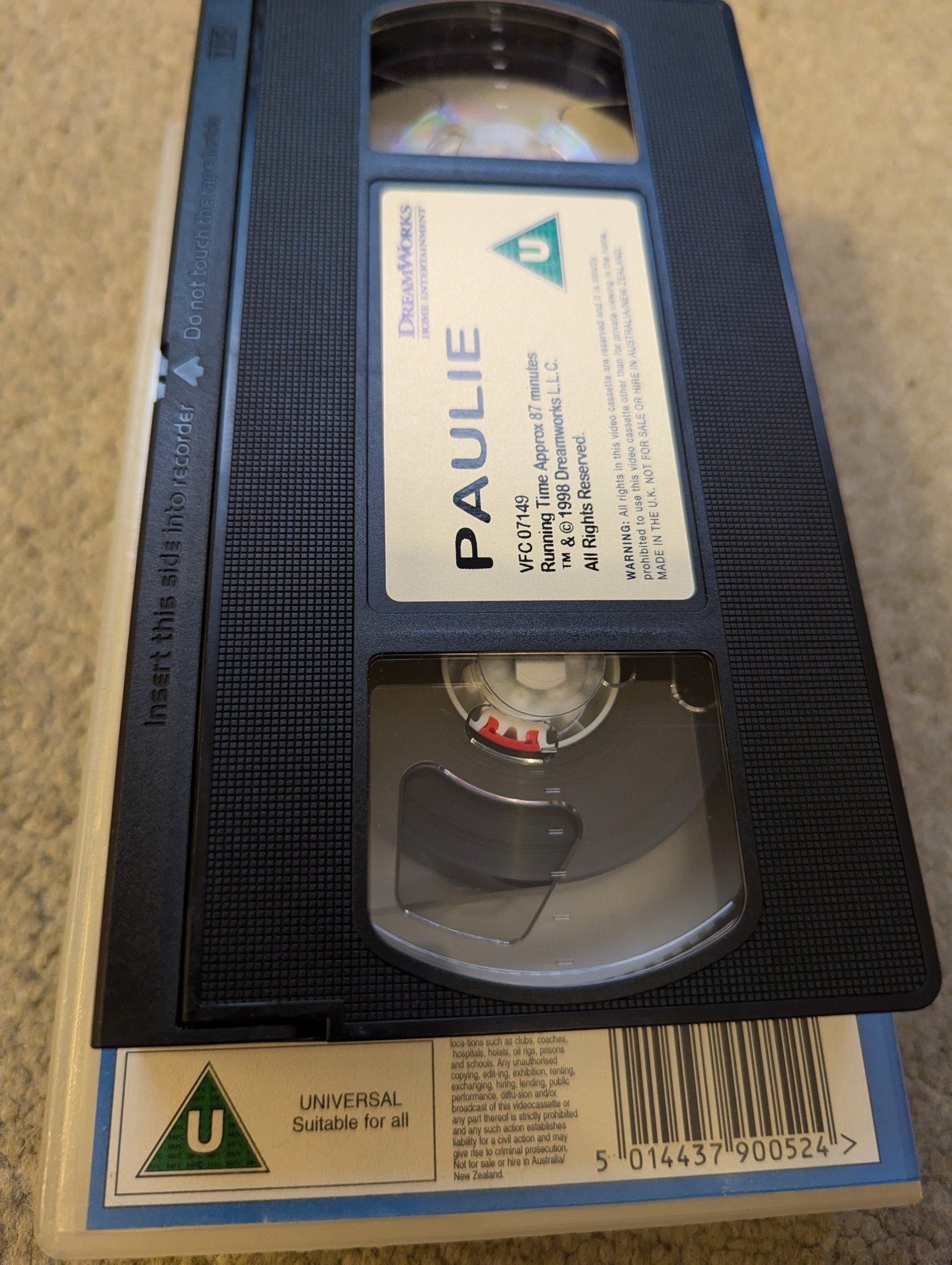 Paulie (1998) VHS Video - Flippin Retro Video Shop