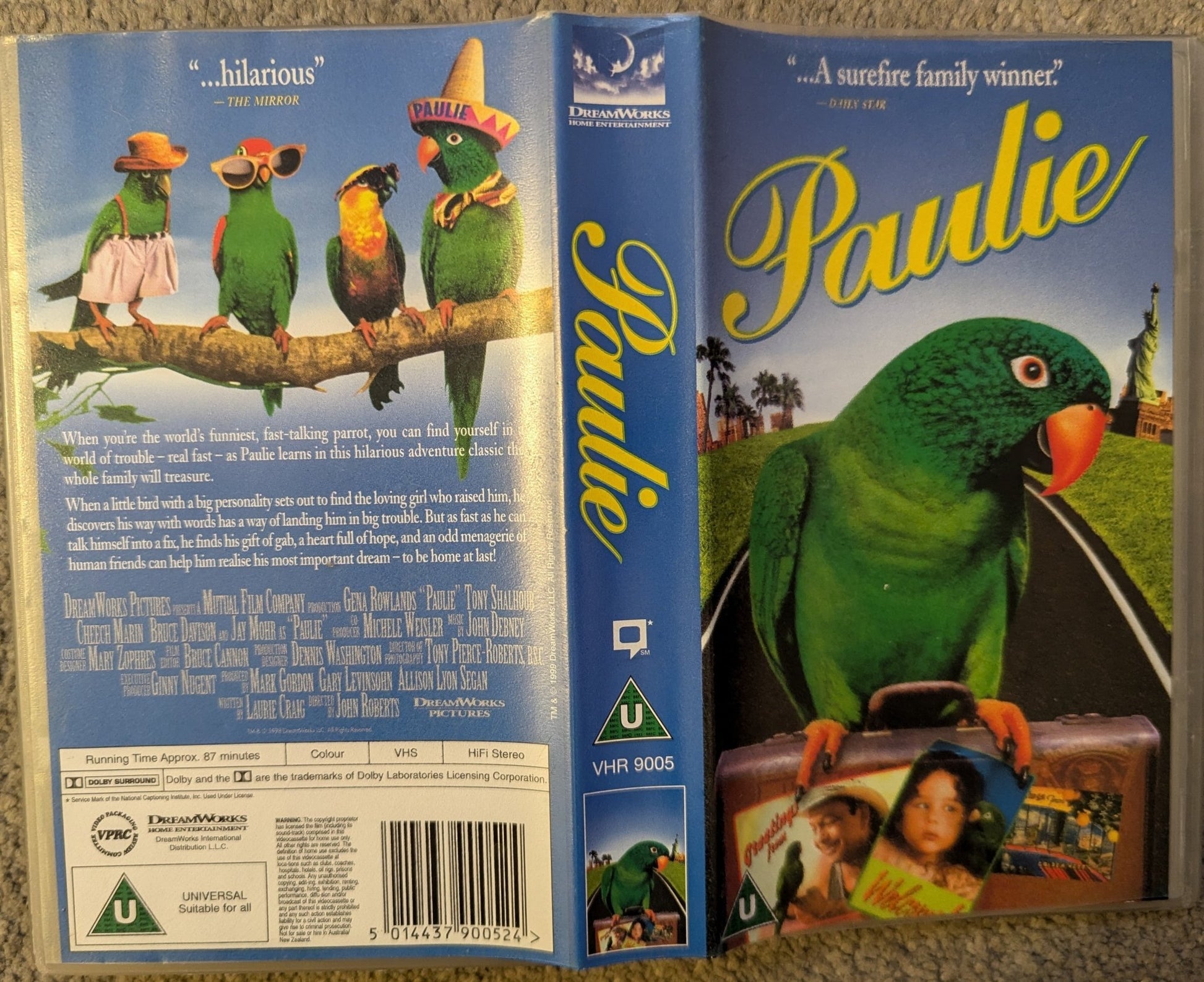 Paulie (1998) VHS Video - Flippin Retro Video Shop