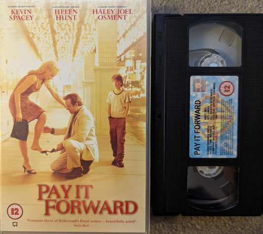 Pay It Forward (2000) VHS Video Ex Rental - Flippin Retro Video Shop