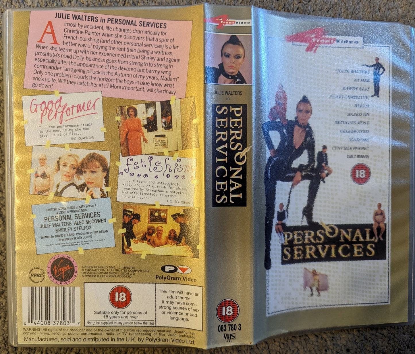 Personal Services (1987) VHS Video - Flippin Retro Video Shop