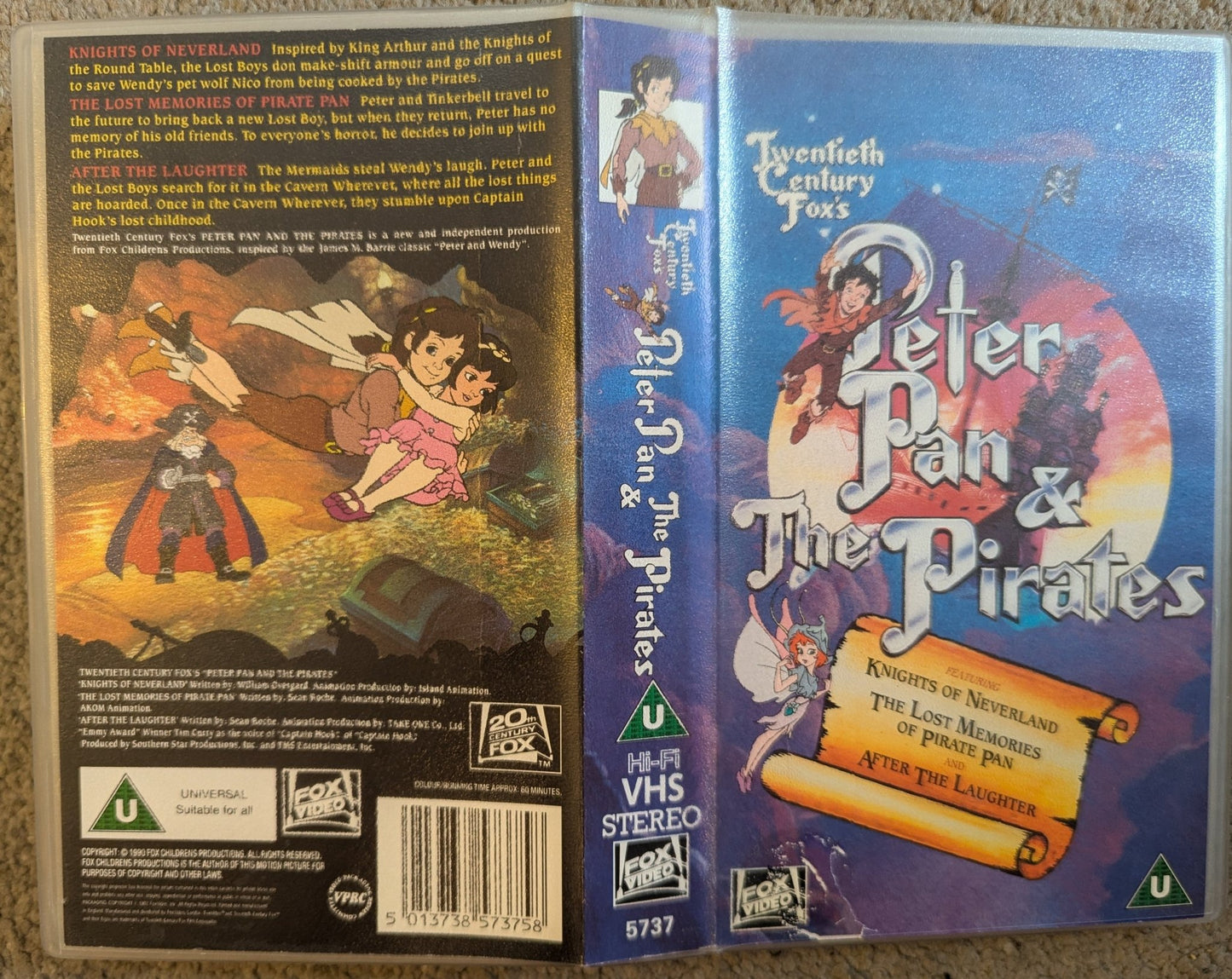 Peter Pan & The Pirates (1990) VHS Video - Flippin Retro Video Shop