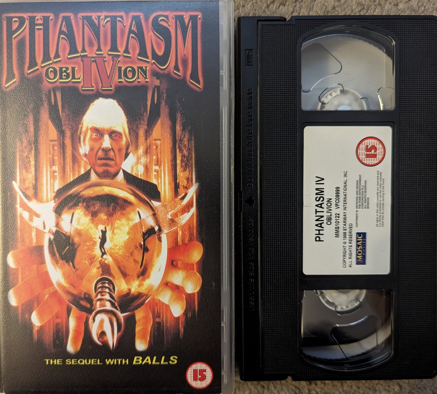 Phantasm 4 Oblivion (1998) VHS Video - Flippin Retro Video Shop