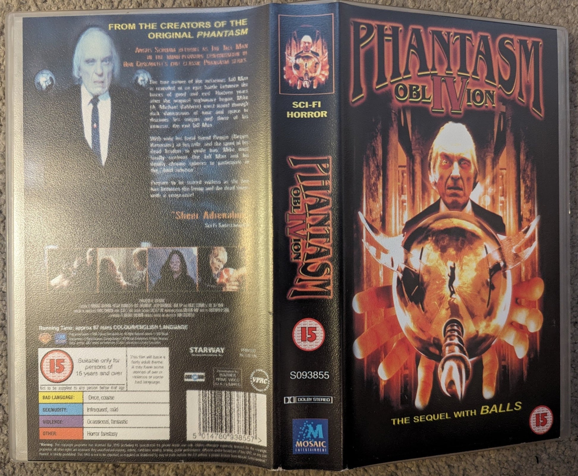 Phantasm 4 Oblivion (1998) VHS Video - Flippin Retro Video Shop