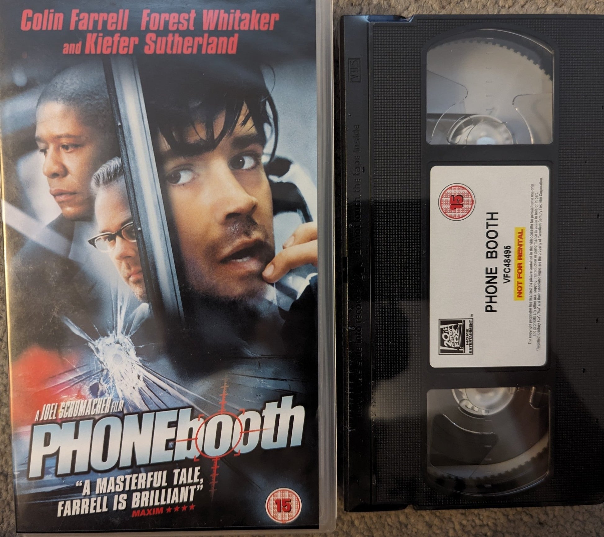 Phonebooth (2002) VHS Video *Sealed* - Flippin Retro Video Shop