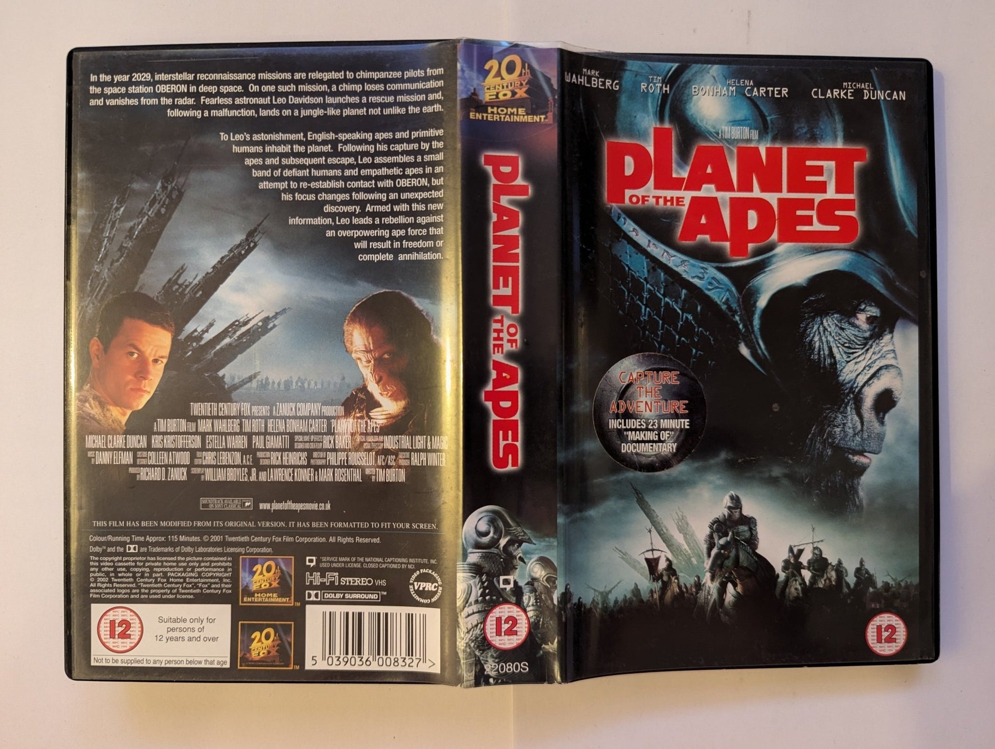 Planet Of The Apes (2001) VHS Video - Flippin Retro