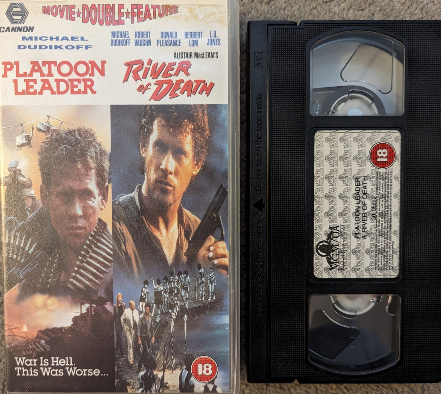 Platoon Leader & River Of Death VHS Video - Flippin Retro Video Shop