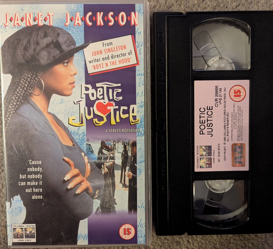 Poetic Justice (1993) VHS Video - Flippin Retro Video Shop