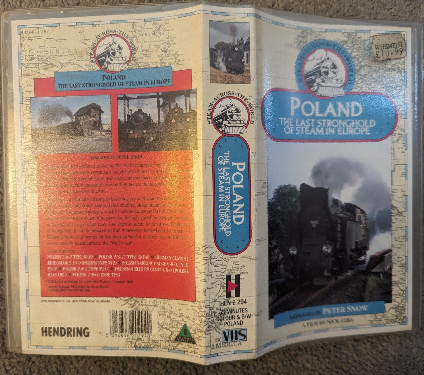 Poland The Last Stronghold Of Steam In Europe VHS Video - Flippin Retro Video Shop