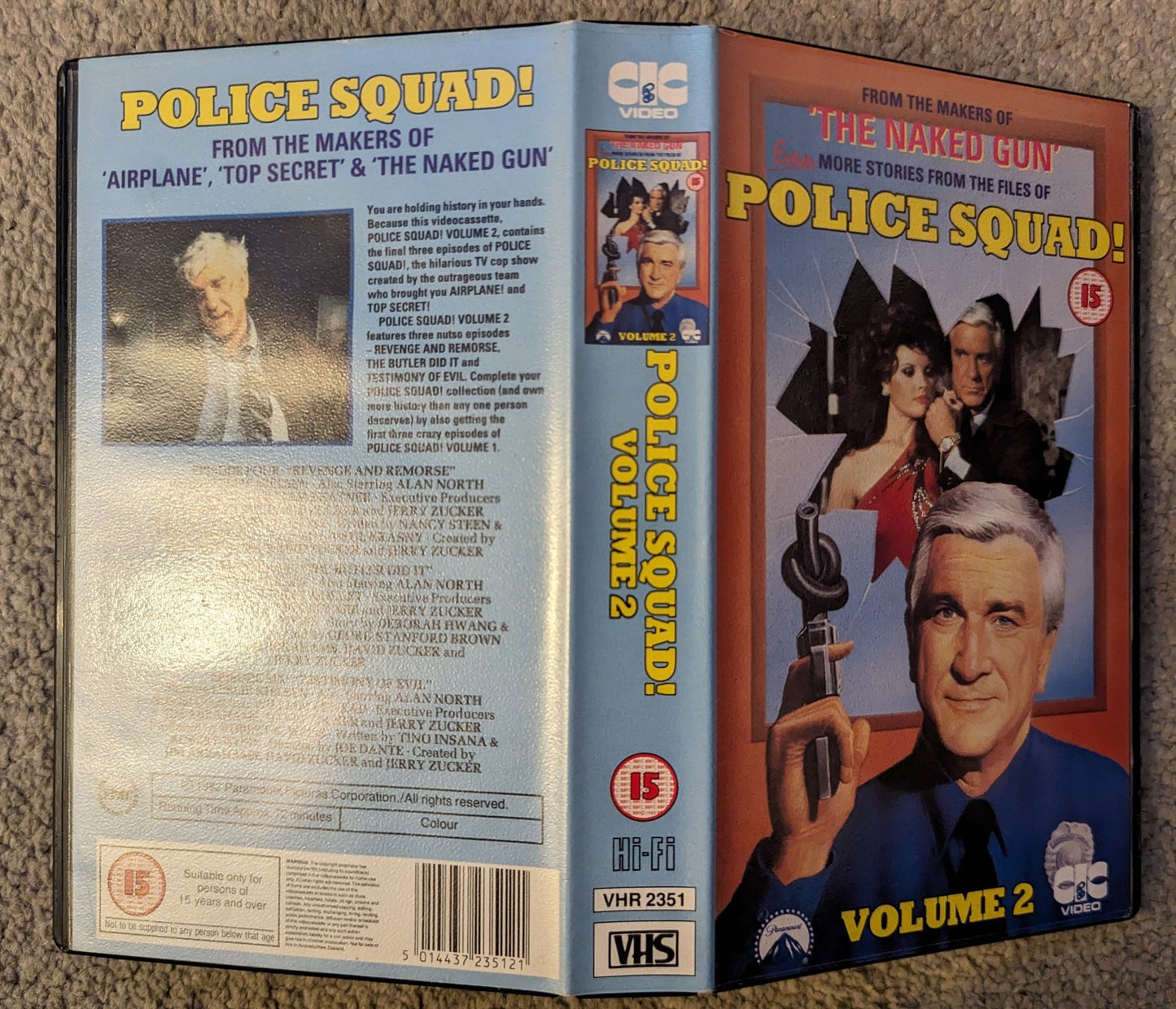 Police Squad Volume 2 VHS Video - Flippin Retro Video Shop