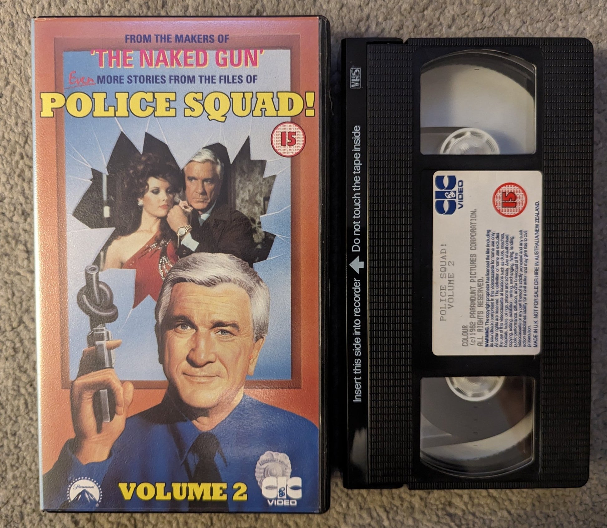 Police Squad Volume 2 VHS Video - Flippin Retro Video Shop