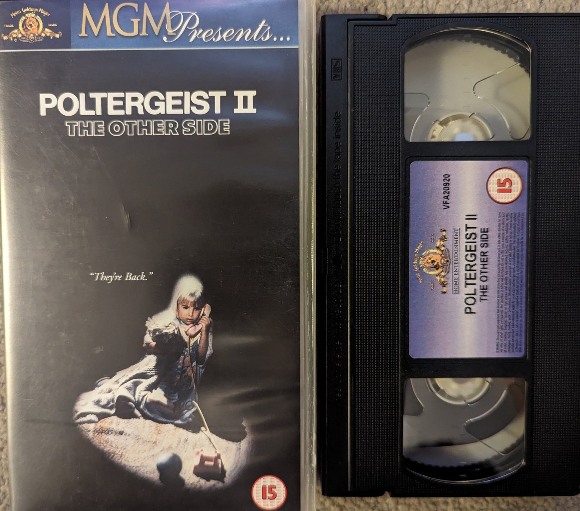 Poltergeist 2 The Other Side (1986) VHS Video - Flippin Retro Video Shop