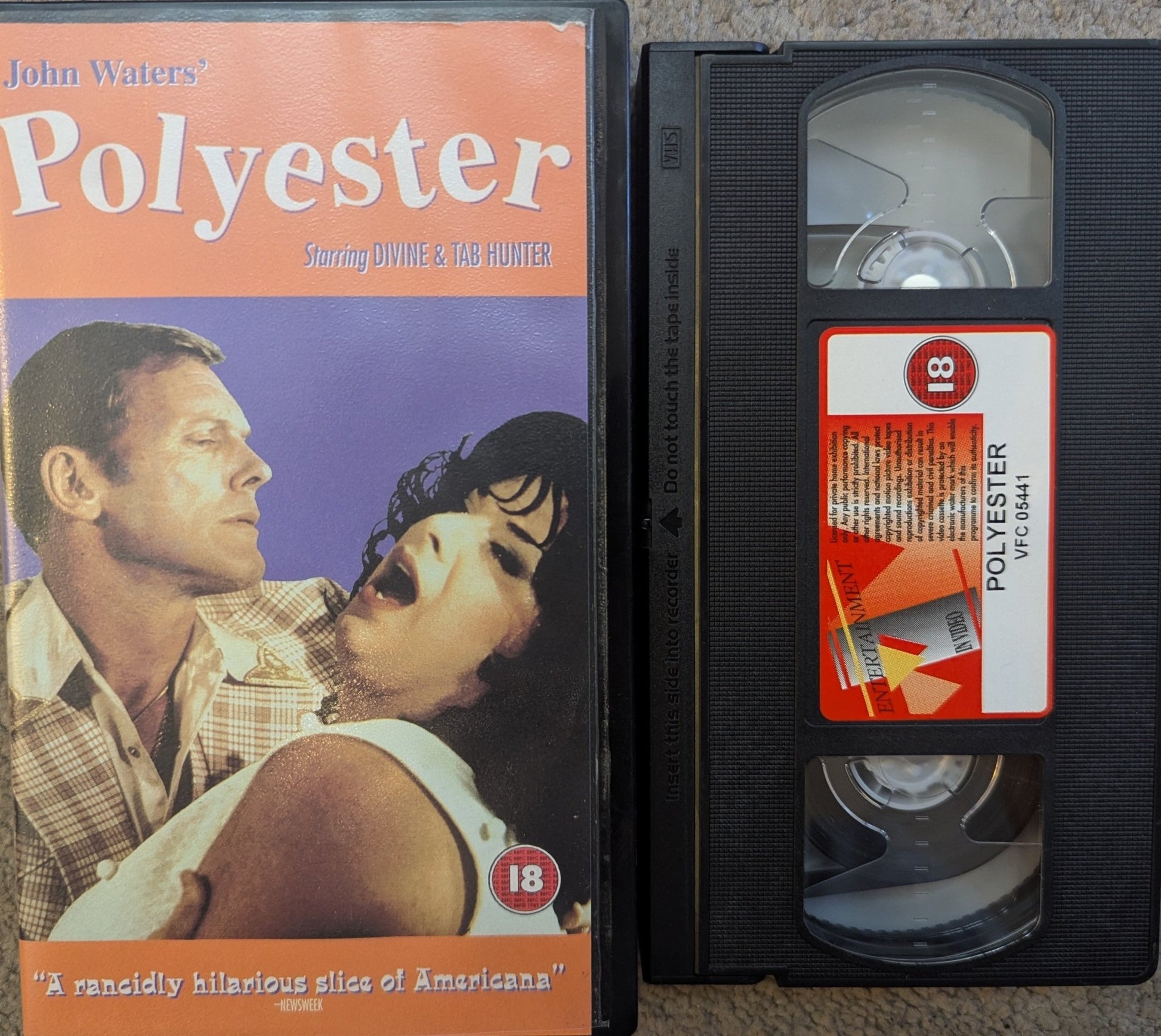 Polyester (1981) VHS Video - Flippin Retro Video Shop