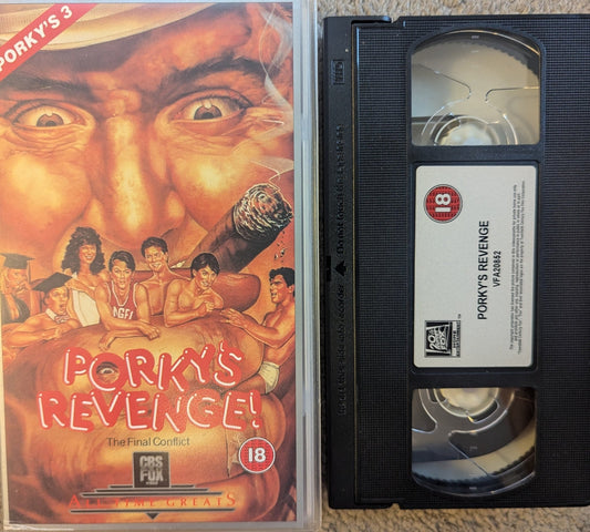 Porky's Revenge (1985) VHS Video - Flippin Retro Video Shop