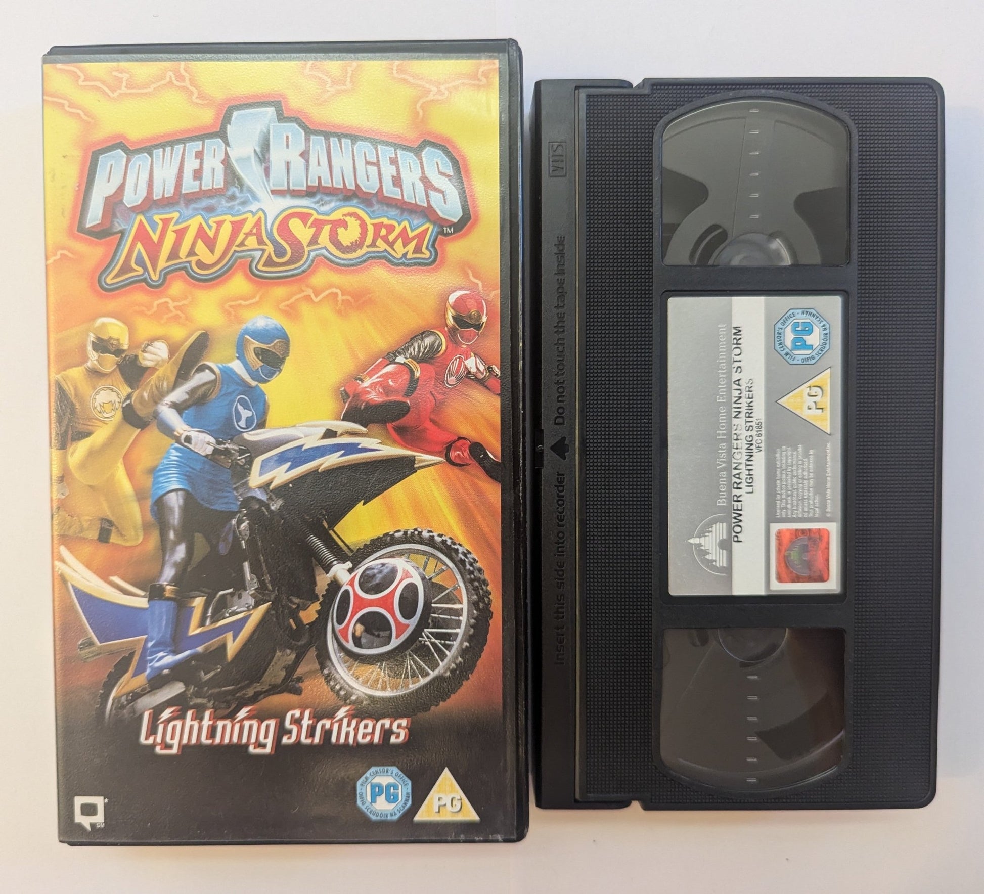 Power Rangers Ninja Storm Lightning Strikers VHS Video - Flippin Retro Video Shop