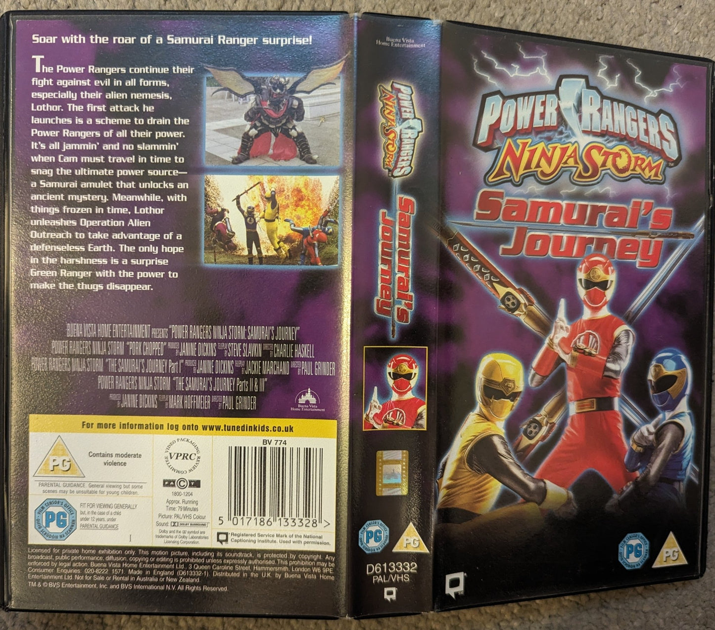 Power Rangers Ninja Storm Samurai's Journey VHS Video - Flippin Retro Video Shop