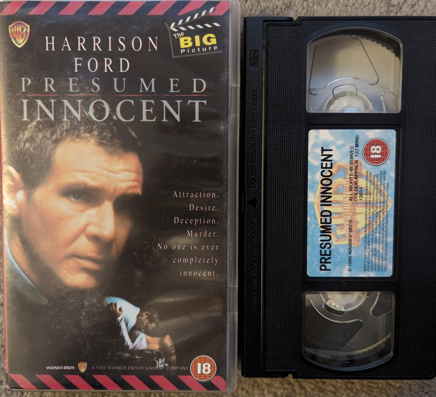 Presumed Innocent (1990) VHS Video - Flippin Retro Video Shop