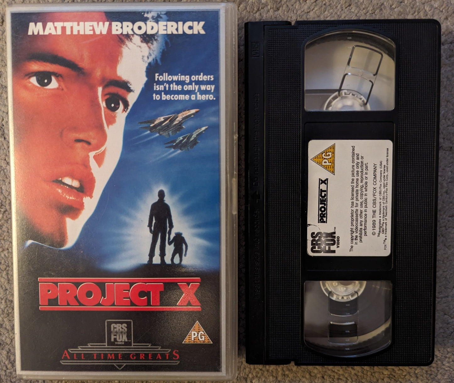 Project X (1987) VHS Video - Flippin Retro Video Shop