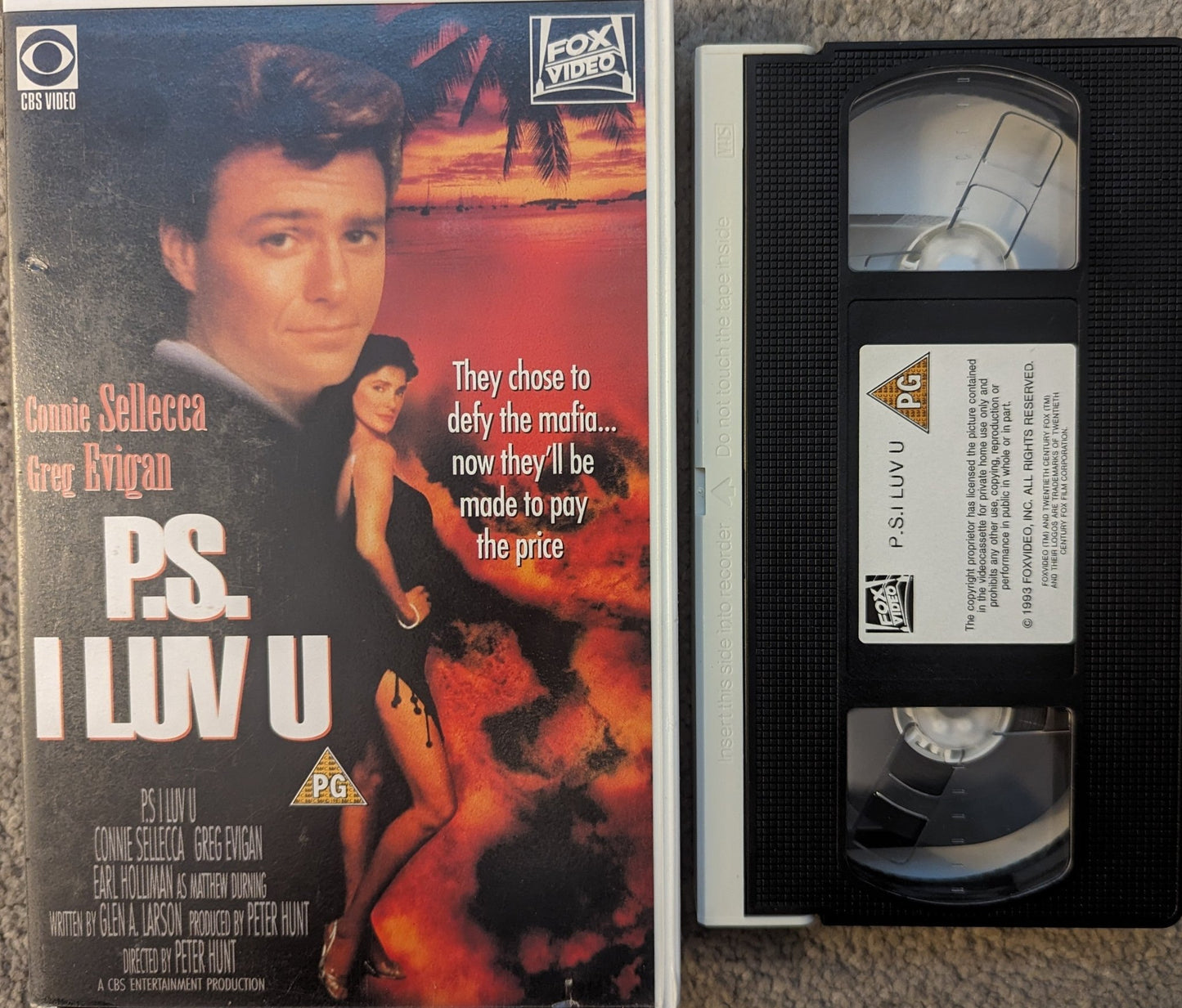 P.S I Luv U (1991) VHS Video Ex Rental - Flippin Retro Video Shop