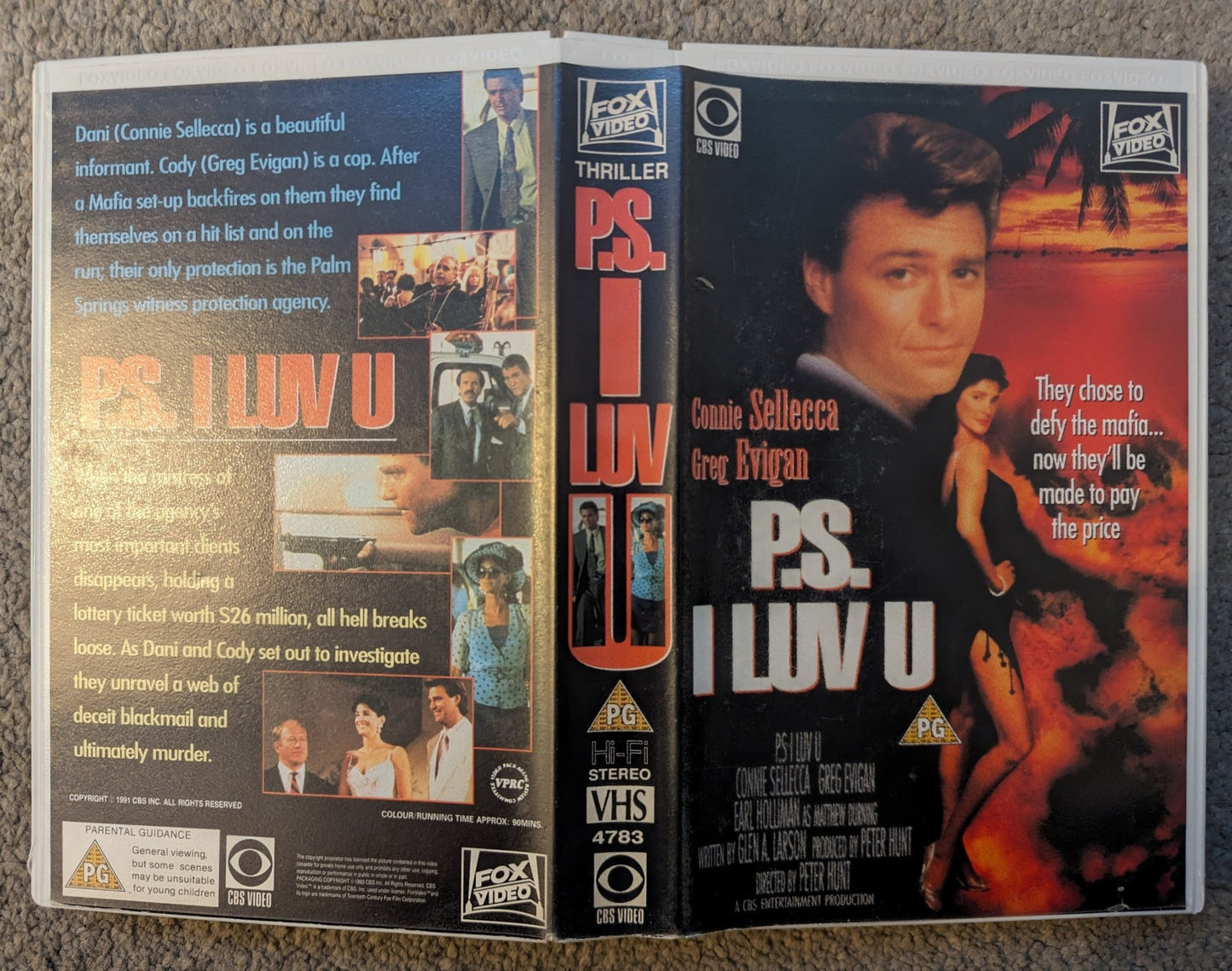 P.S I Luv U (1991) VHS Video Ex Rental - Flippin Retro Video Shop