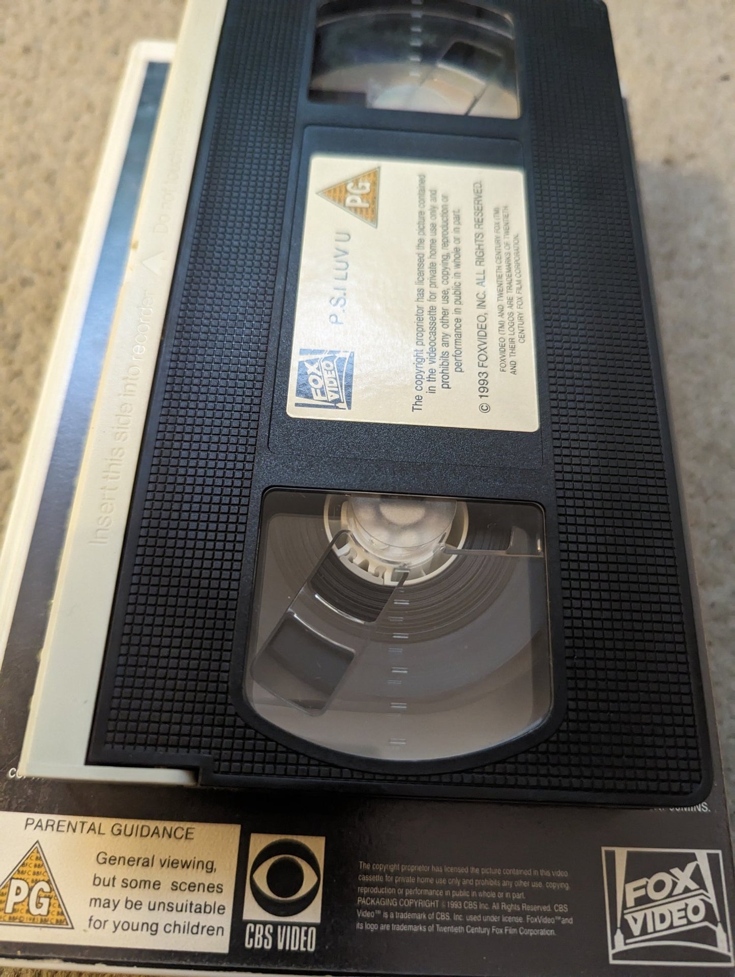 P.S I Luv U (1991) VHS Video Ex Rental - Flippin Retro Video Shop