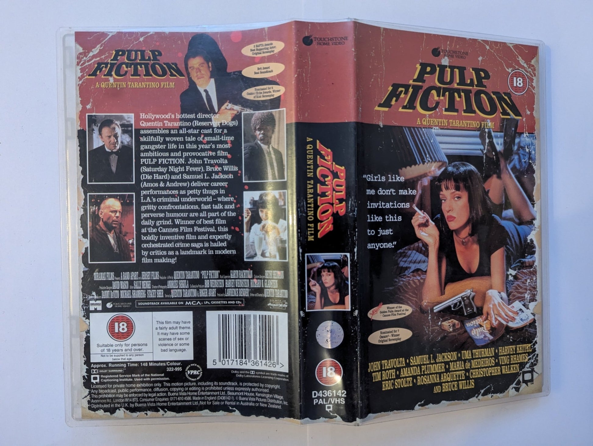 Pulp Fiction (1994) VHS Video - Flippin Retro Video Shop