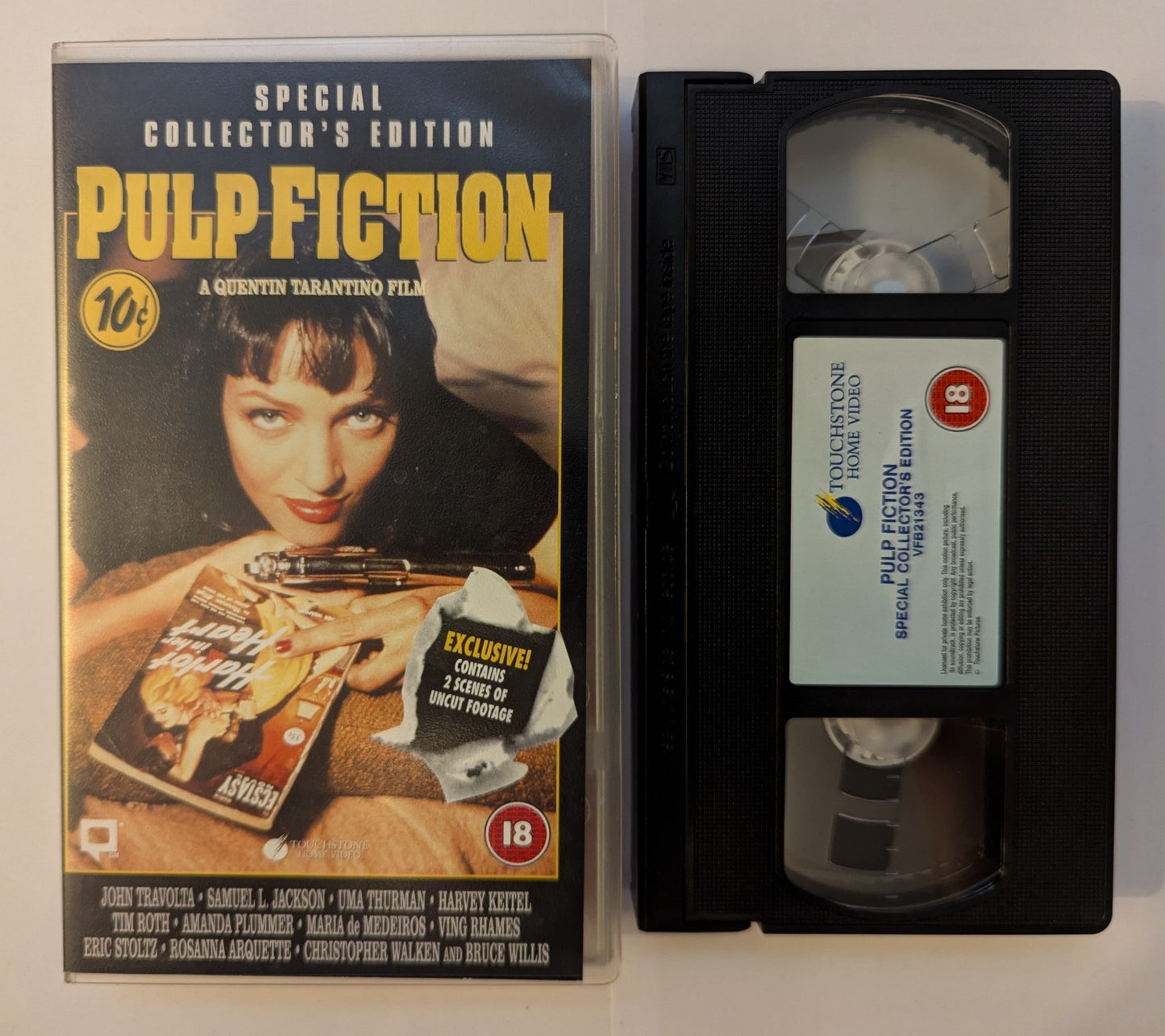 Pulp Fiction Collectors Edition (1994) VHS Video - Flippin Retro Video Shop