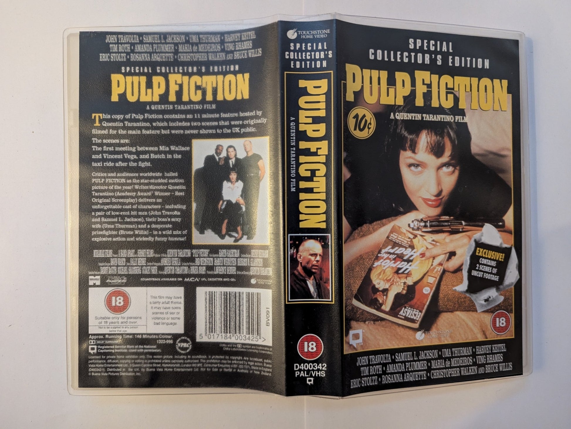 Pulp Fiction Collectors Edition (1994) VHS Video - Flippin Retro Video Shop