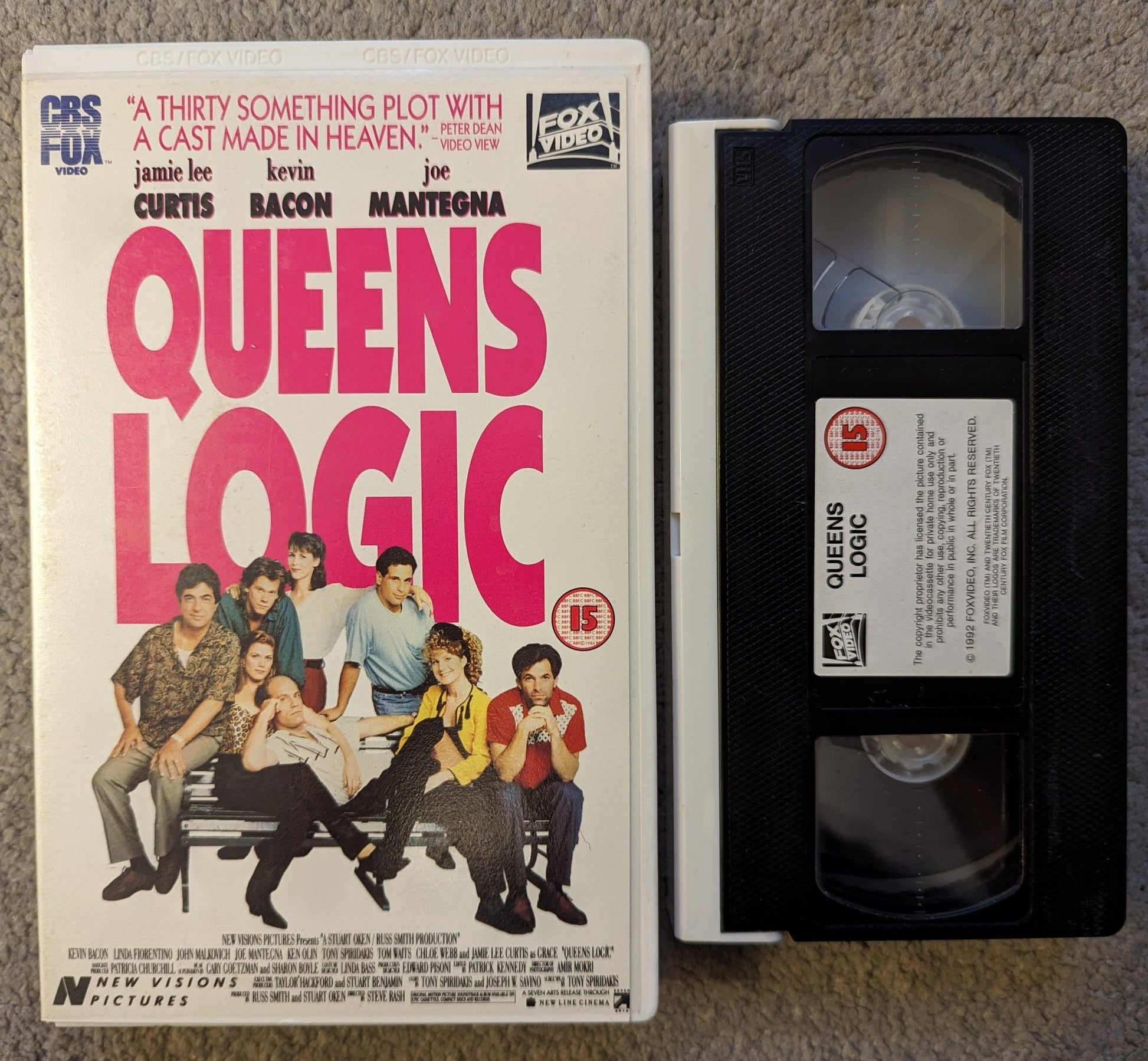 Queens Logic VHS Ex Rental SAMPLE (1991) - Flippin Retro Video Shop