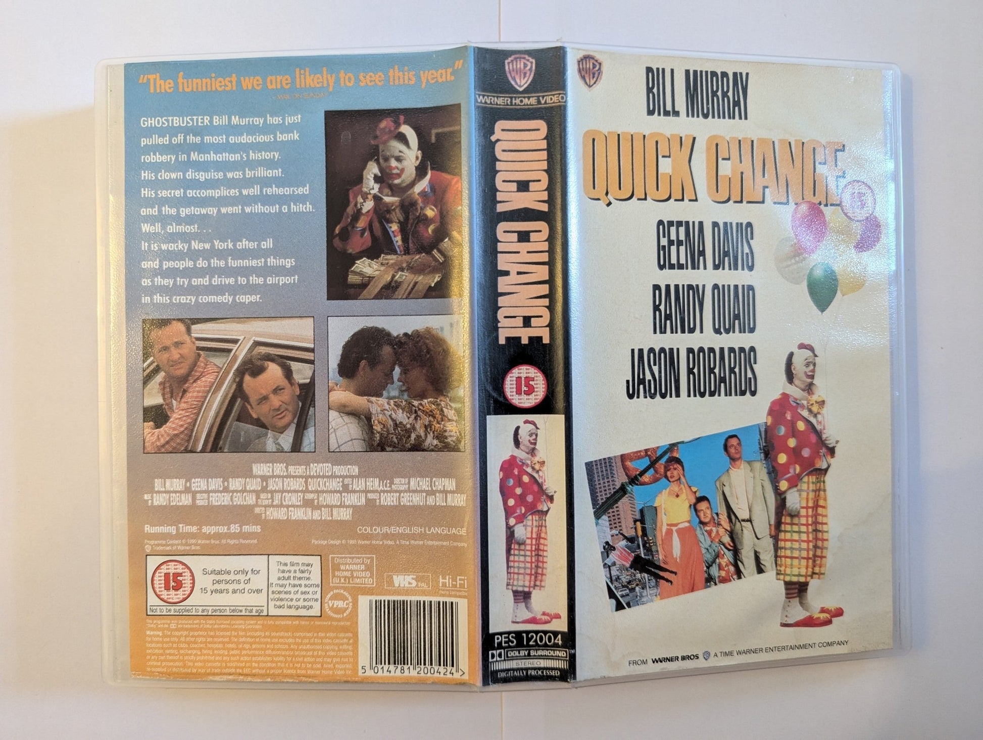 Quick Change (1990) VHS Video - Flippin Retro Video Shop