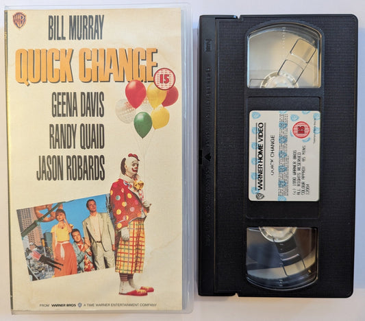 Quick Change (1990) VHS Video - Flippin Retro Video Shop