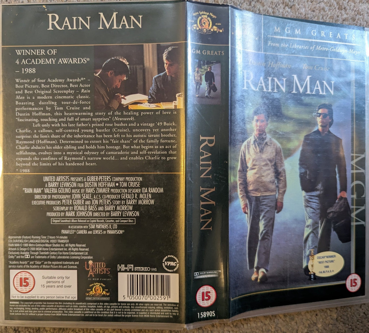 Rain Man (1988) VHS Video *MGM Presents* - Flippin Retro Video Shop