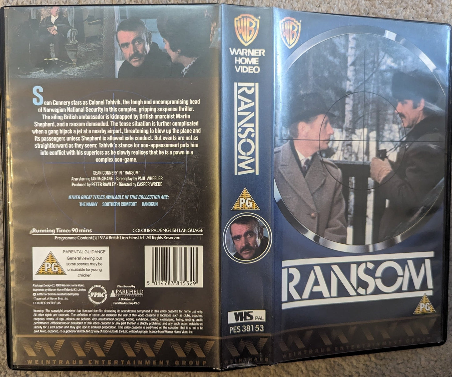 Ransom (1974) VHS Video - Flippin Retro Video Shop