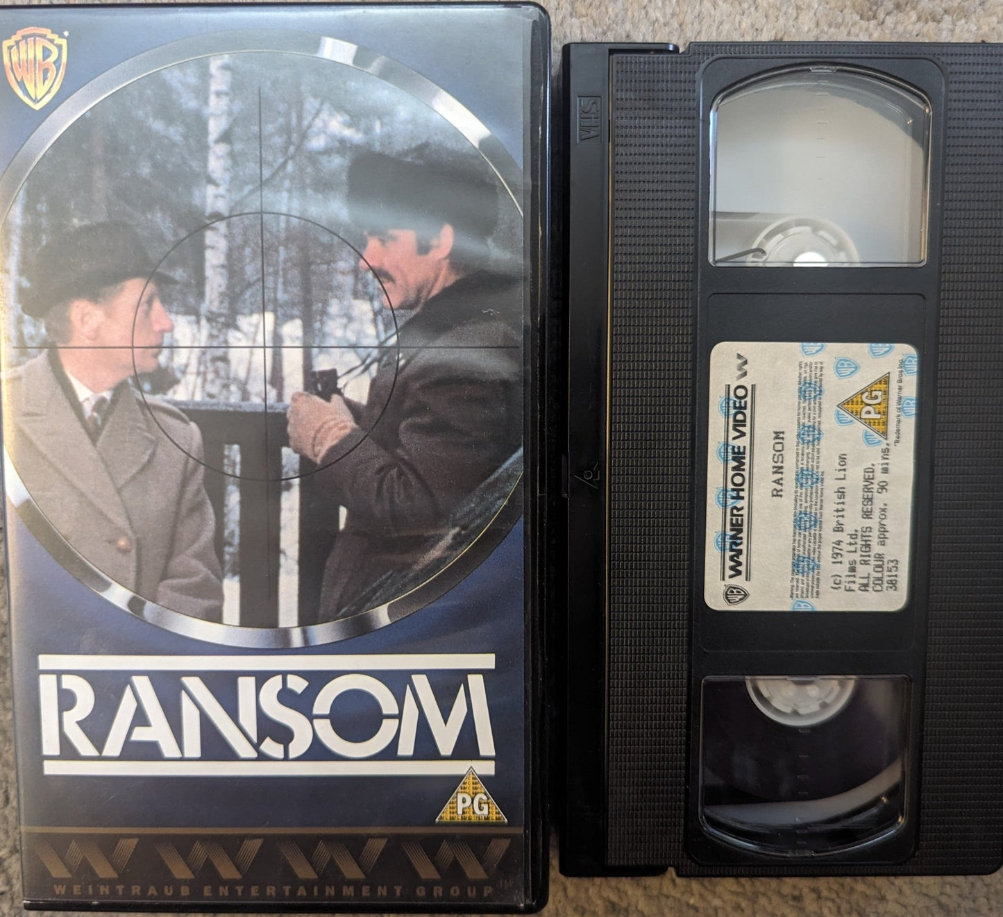 Ransom (1974) VHS Video - Flippin Retro Video Shop